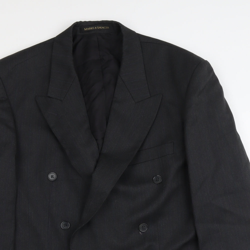 Mens UK Size M Marks and Spencer Regular Grey Suit Jacket