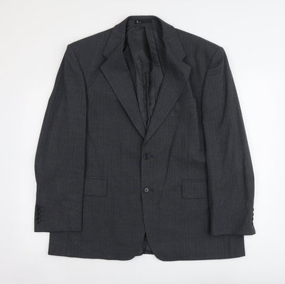 Mens UK Size L BHS Regular Grey Suit Jacket