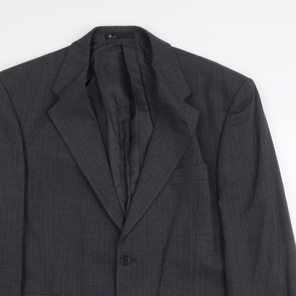Mens UK Size L BHS Regular Grey Suit Jacket