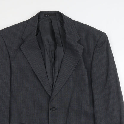 Mens UK Size L BHS Regular Grey Suit Jacket