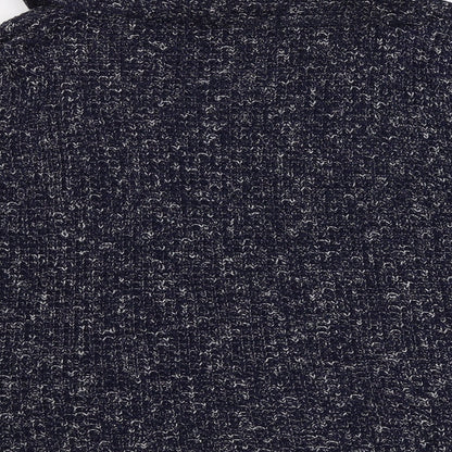 Boohoo Womens Blue Roll Neck Acrylic Pullover Jumper Size M