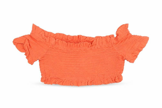 Womens UK Size 8 ASOS Orange Cropped Tank