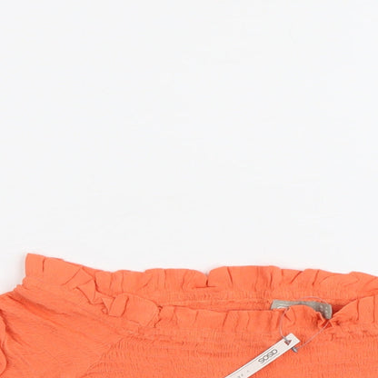 Womens UK Size 8 ASOS Orange Cropped Tank
