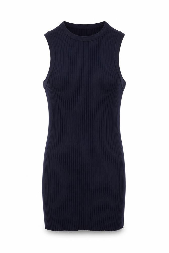 Womens UK Size 12 Warehouse Blue Basic Tank