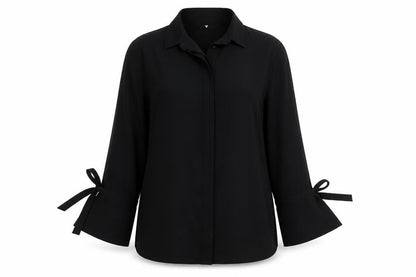 Womens UK Size 12 V By Very Black Basic Button-Up