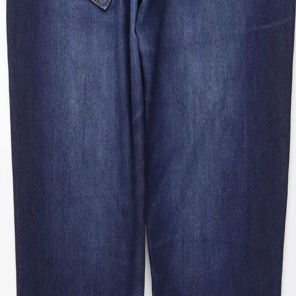 Womens UK Size 29 in RESERVED Regular Fit Straight Blue Jeans