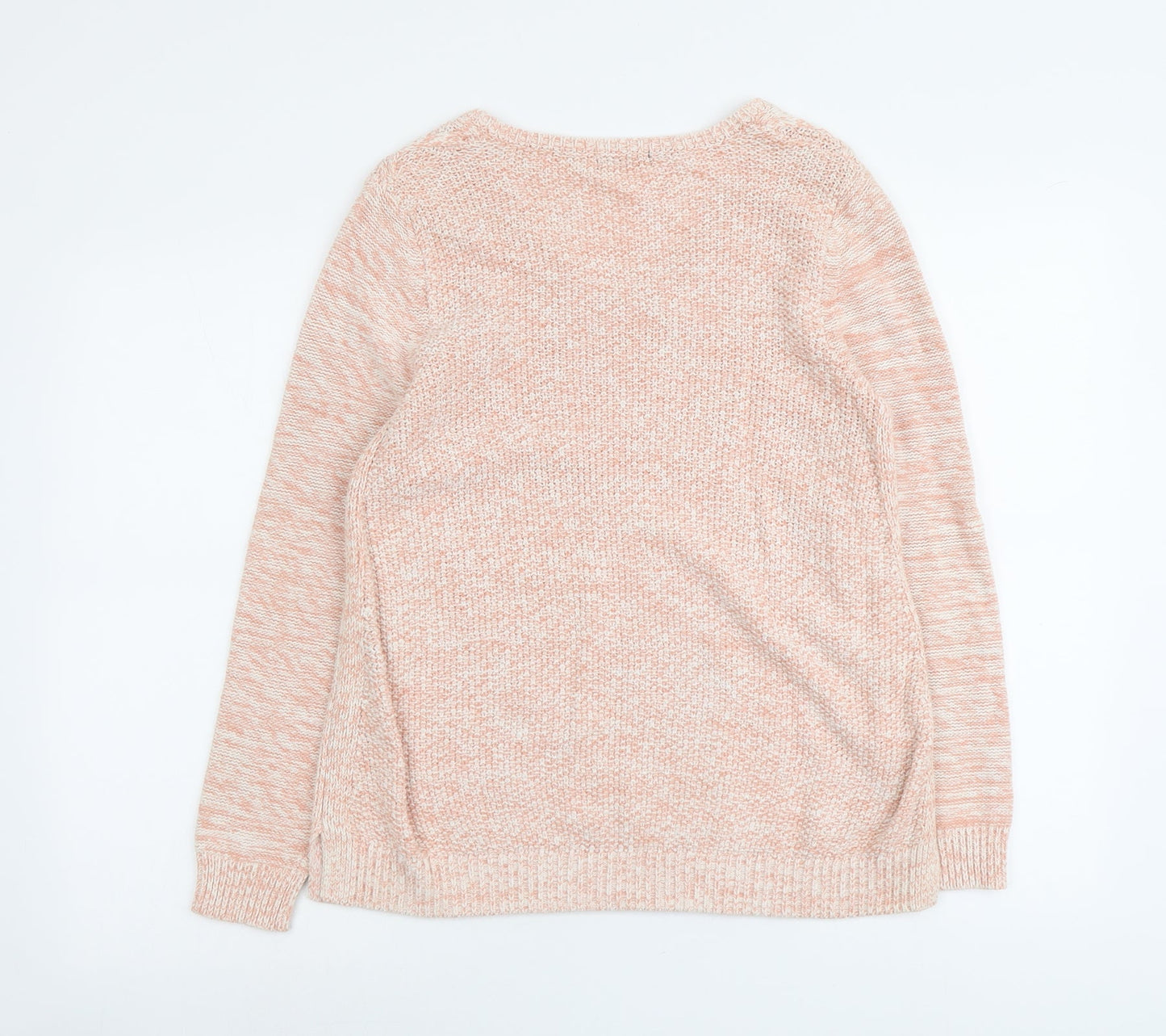 Womens UK Size 14 M&Co Pink Pullover Jumper