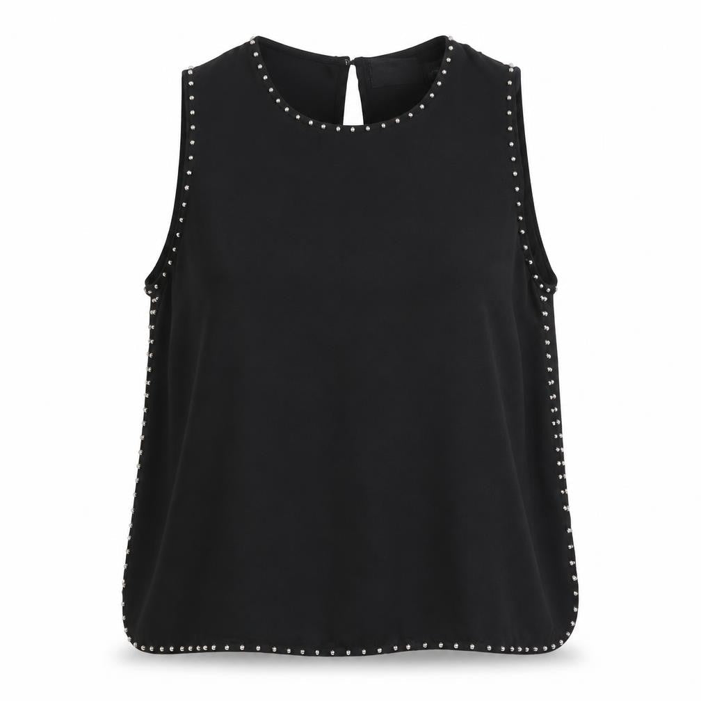 Womens UK Size 12 H&M Black Basic Blouse