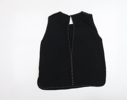 Womens UK Size 12 H&M Black Basic Blouse
