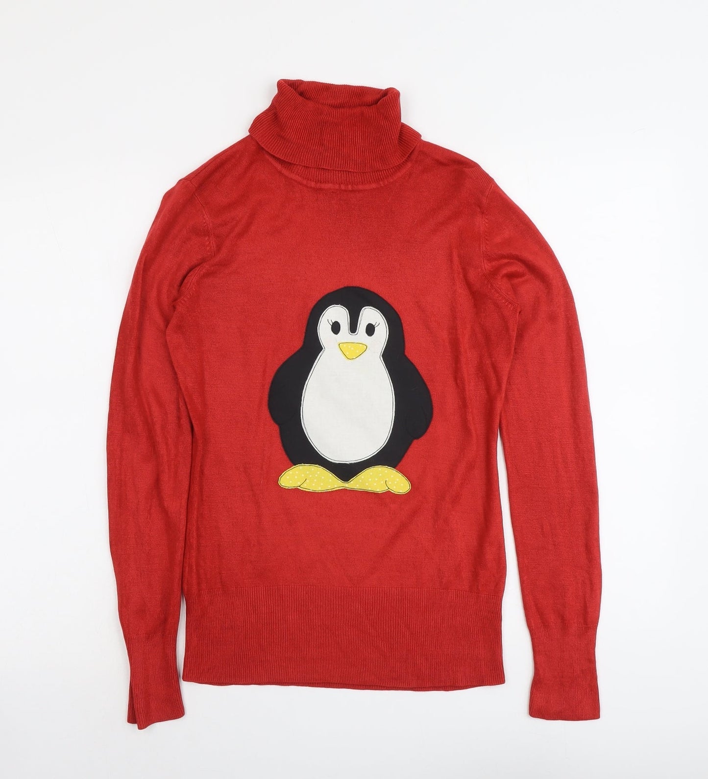 Womens UK Size 10 NEXT Red Pullover Jumper