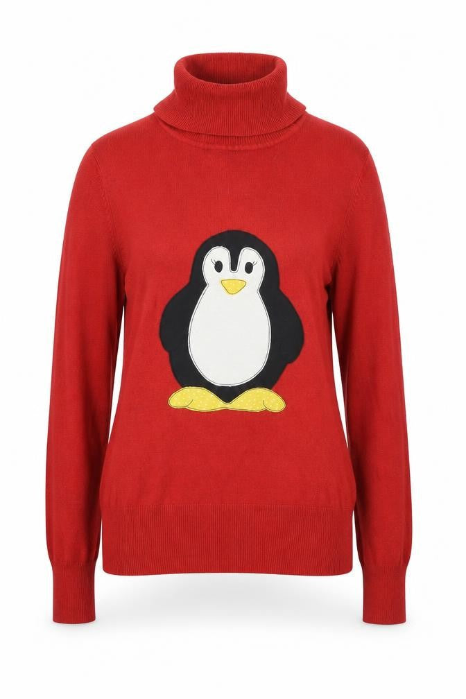 Womens UK Size 10 NEXT Red Pullover Jumper