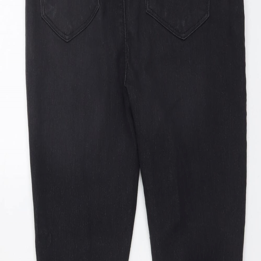 Boohoo Womens Grey Cotton Jegging Jeans Size 10 L26 in Regular