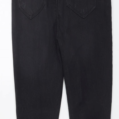 Boohoo Womens Grey Cotton Jegging Jeans Size 10 L26 in Regular