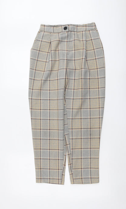 Womens UK Size 10 New Look Regular Fit Carrot Beige Trousers