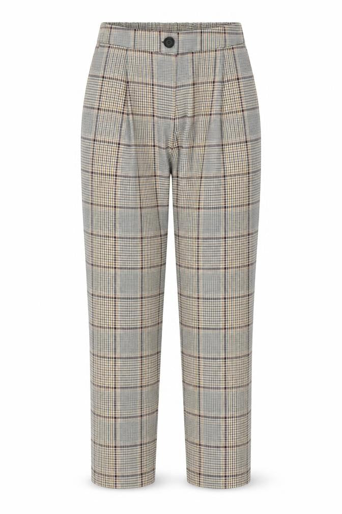Womens UK Size 10 New Look Regular Fit Carrot Beige Trousers