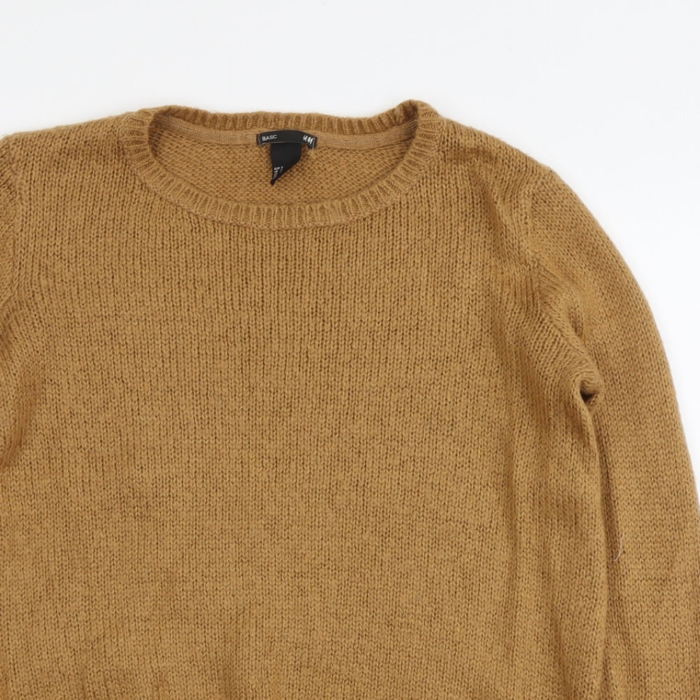 Womens UK Size S H&M Brown Pullover Jumper