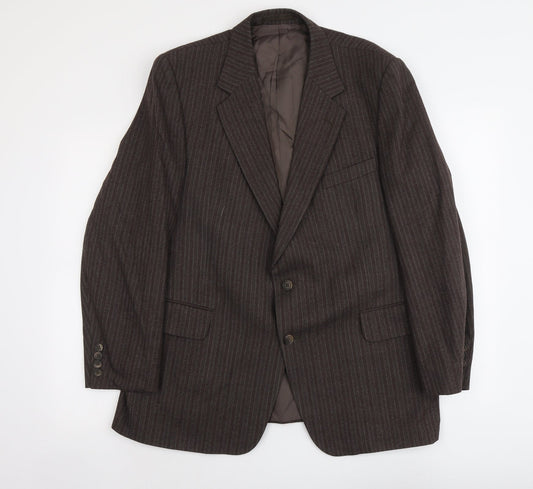 Mens UK Size L Marks and Spencer Regular Brown Suit Jacket