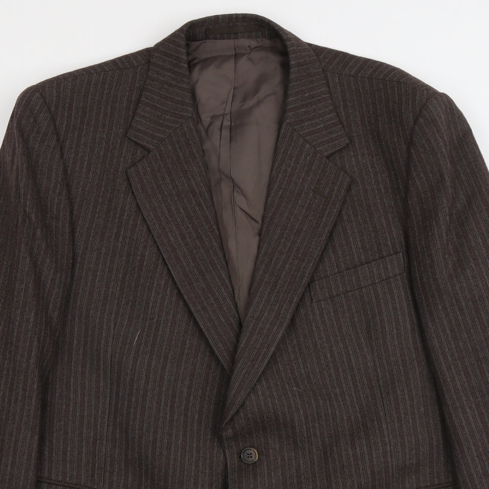 Mens UK Size L Marks and Spencer Regular Brown Suit Jacket