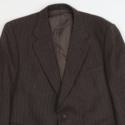 Mens UK Size L Marks and Spencer Regular Brown Suit Jacket