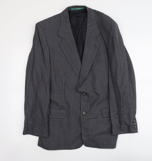 Mens UK Size M C&A Regular Blue Suit Jacket