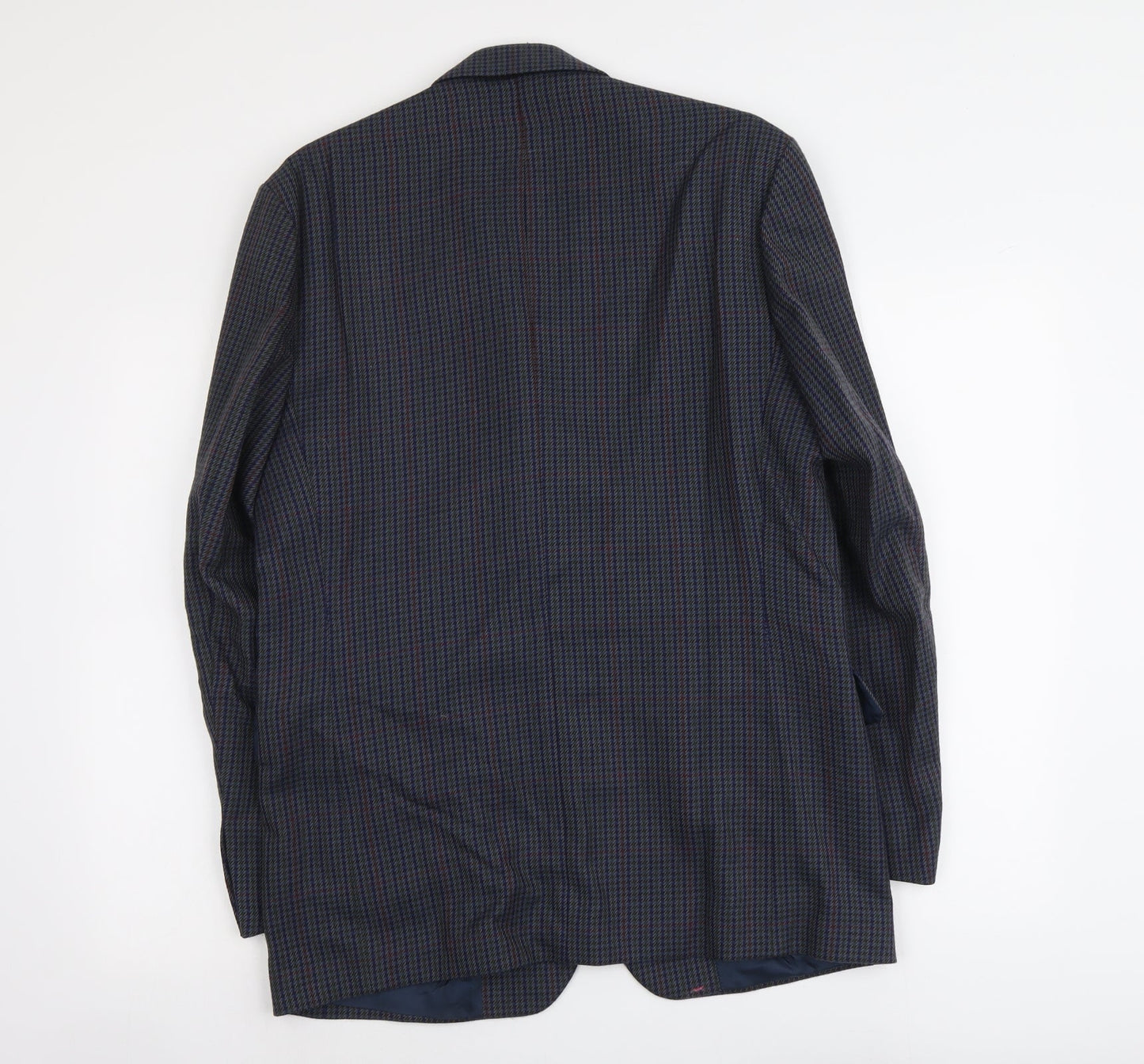 Mens UK Size M Lee Greenwood Regular Blue Suit Jacket