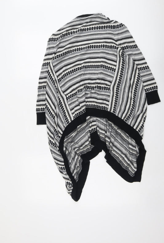 Womens UK Size 6 Warehouse Grey Cardigan Jumper