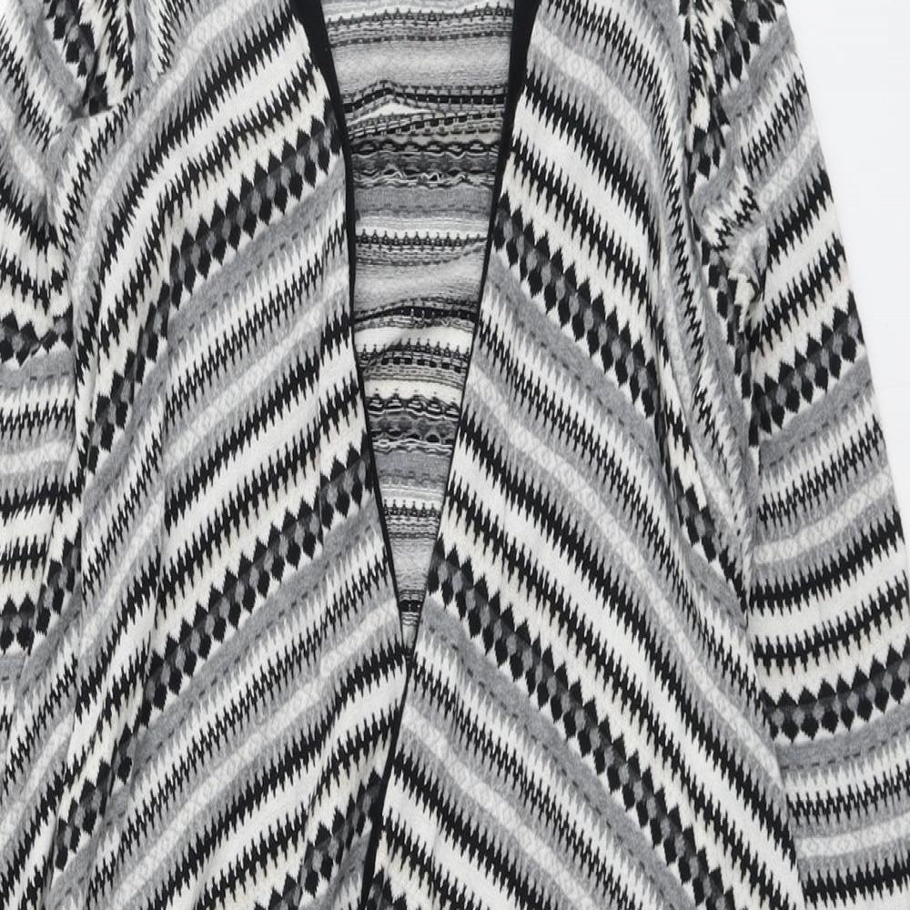 Womens UK Size 6 Warehouse Grey Cardigan Jumper