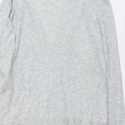 Womens UK Size 14 Marks and Spencer Grey Cardigan Jumper