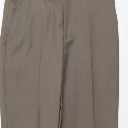 Womens UK Size 32 NEXT Regular Fit Chino Brown Trousers