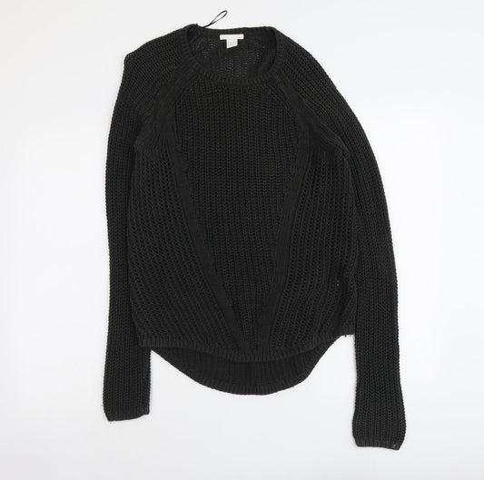Womens UK Size S H&M Green Pullover Jumper