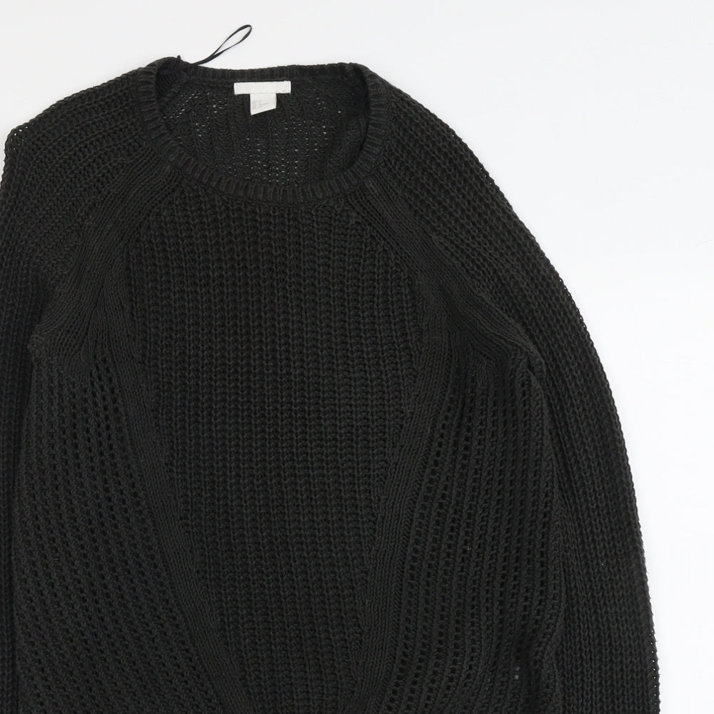Womens UK Size S H&M Green Pullover Jumper