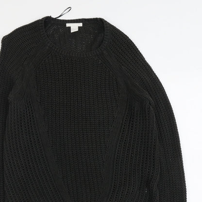 Womens UK Size S H&M Green Pullover Jumper