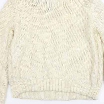 Womens UK Size S H&M Ivory Pullover Jumper