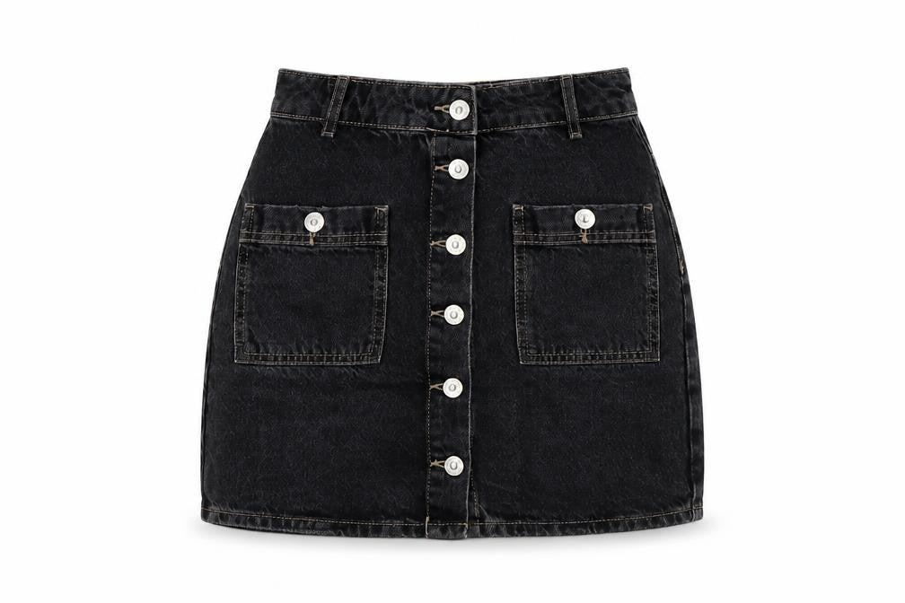 Womens UK Size S Pull&Bear Mini Denim Skirt