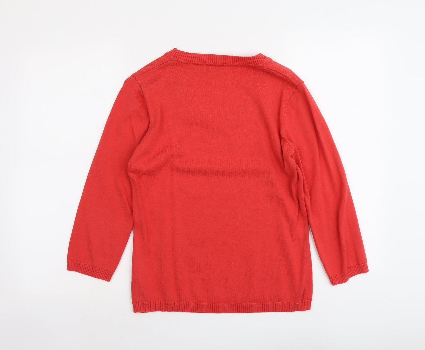 Womens UK Size 14 Editions Red Pullover Jumper