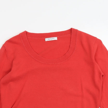 Womens UK Size 14 Editions Red Pullover Jumper