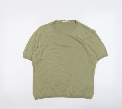 Womens UK Size 16 Marks and Spencer Green Pullover Jumper