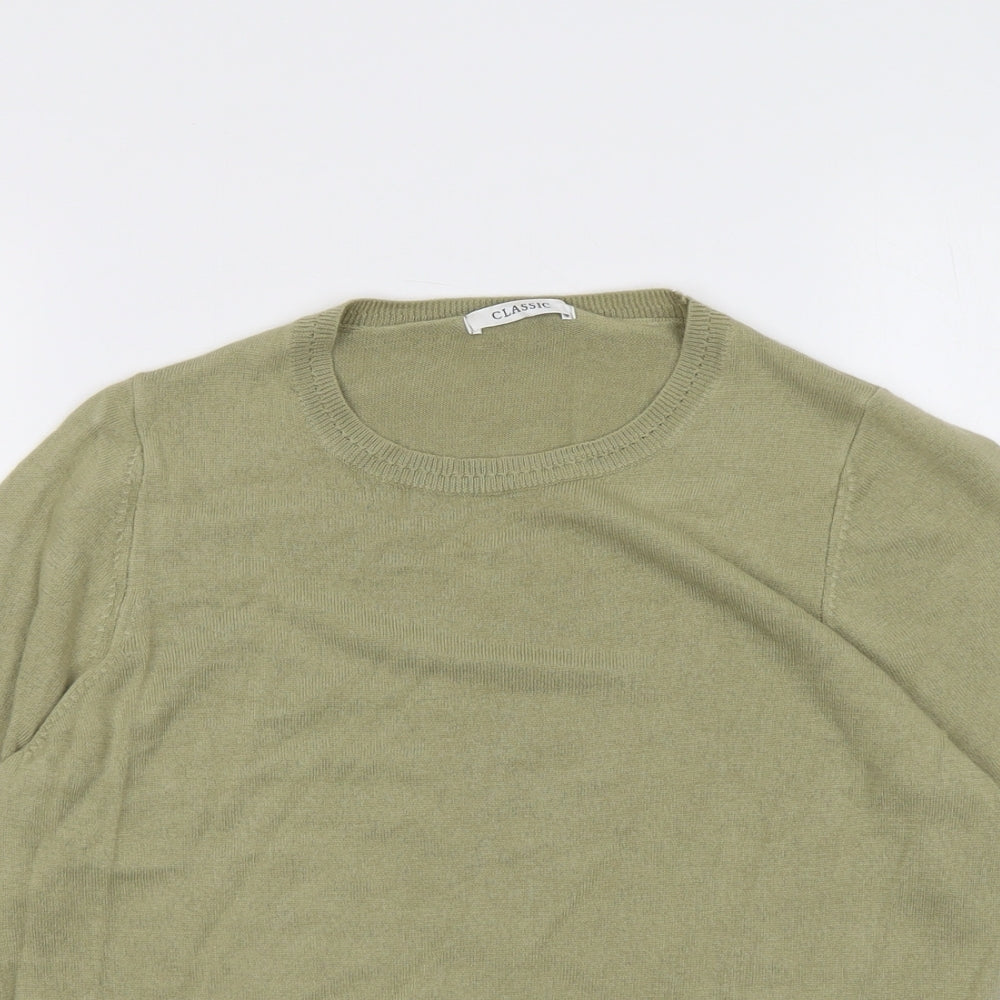 Womens UK Size 16 Marks and Spencer Green Pullover Jumper