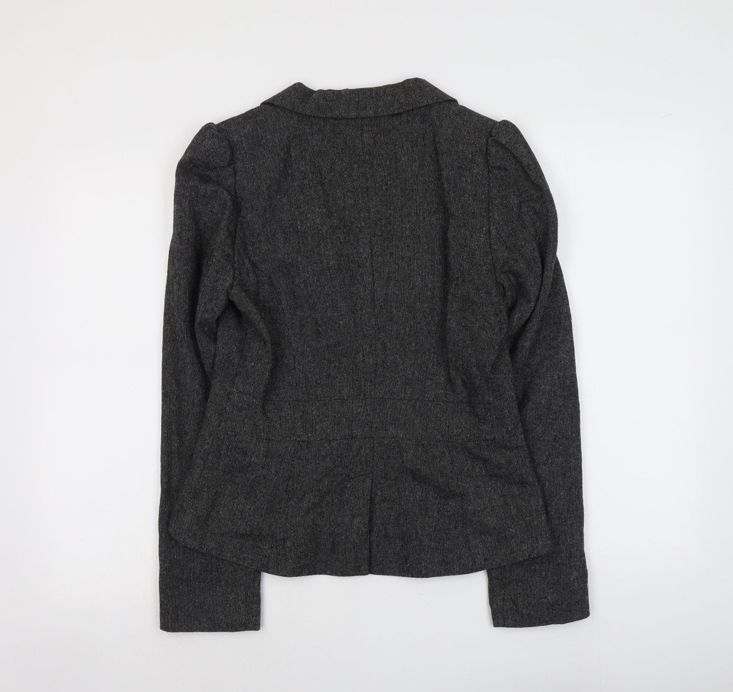 Kappahl Womens Grey Polyester Jacket Blazer Size 10