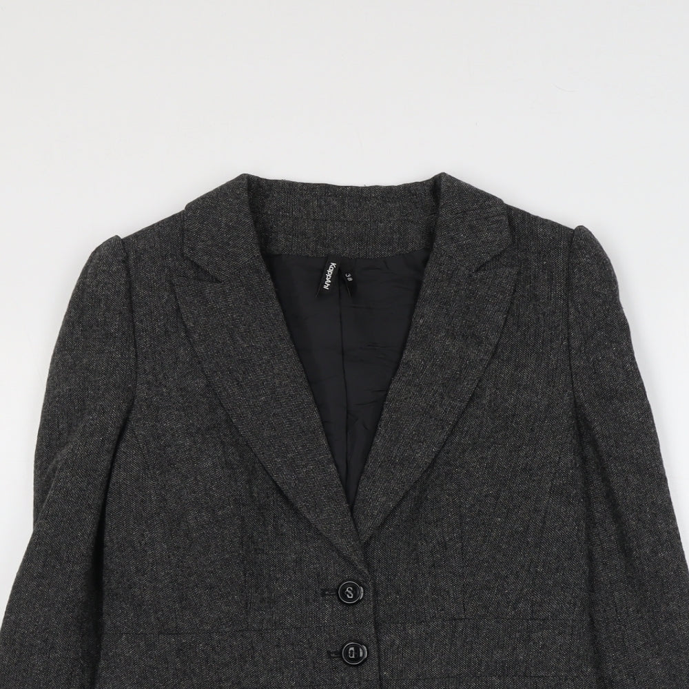 Kappahl Womens Grey Polyester Jacket Blazer Size 10
