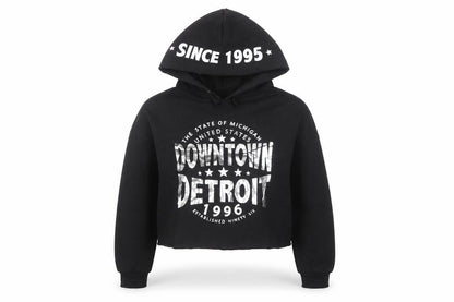 New Look Girls Black Polyester Pullover Hoodie Size 12-13 Years Pullover