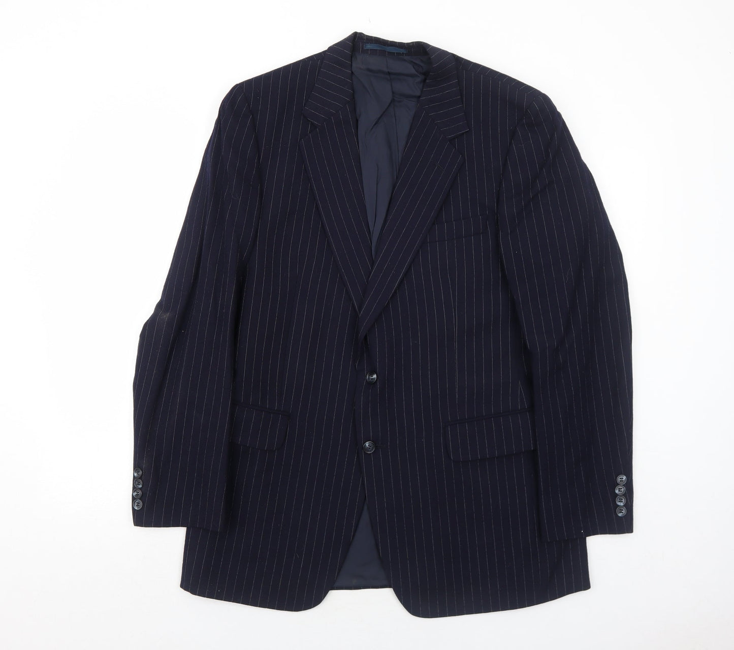 Mens UK Size 42 Marks and Spencer Regular Blue Suit Jacket