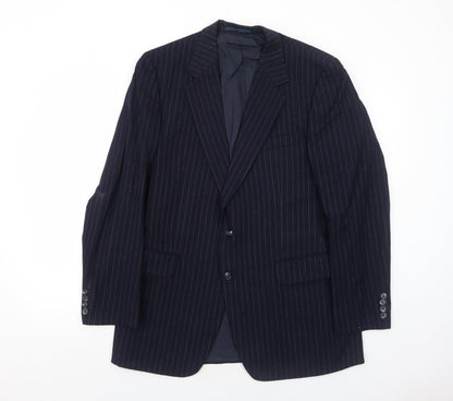 Mens UK Size 42 Marks and Spencer Regular Blue Suit Jacket