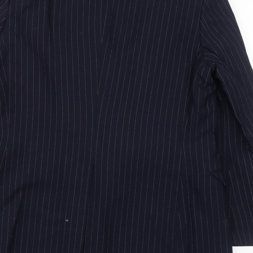 Mens UK Size 42 Marks and Spencer Regular Blue Suit Jacket