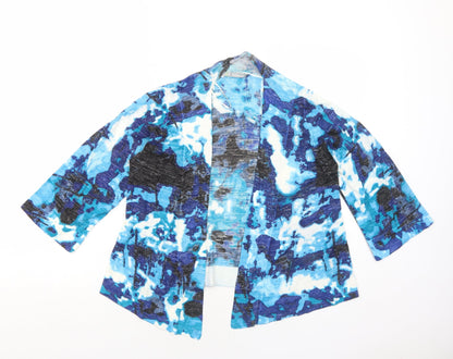 Womens UK Size 12 Marks and Spencer Blue Cardigan Jumper