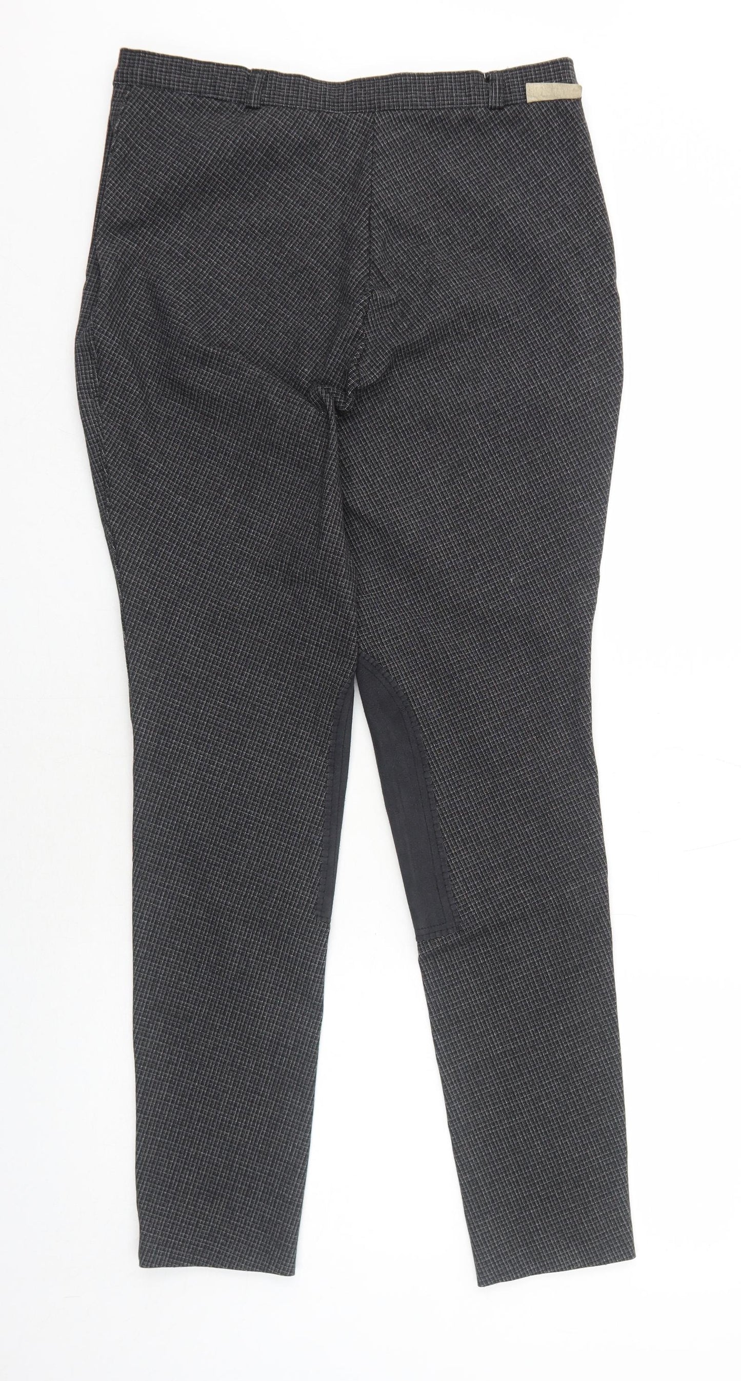 Womens UK Size 32 in Harry Hall Regular Fit  Black Trousers