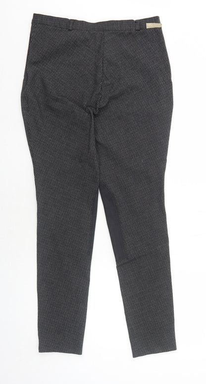 Womens UK Size 32 in Harry Hall Regular Fit  Black Trousers