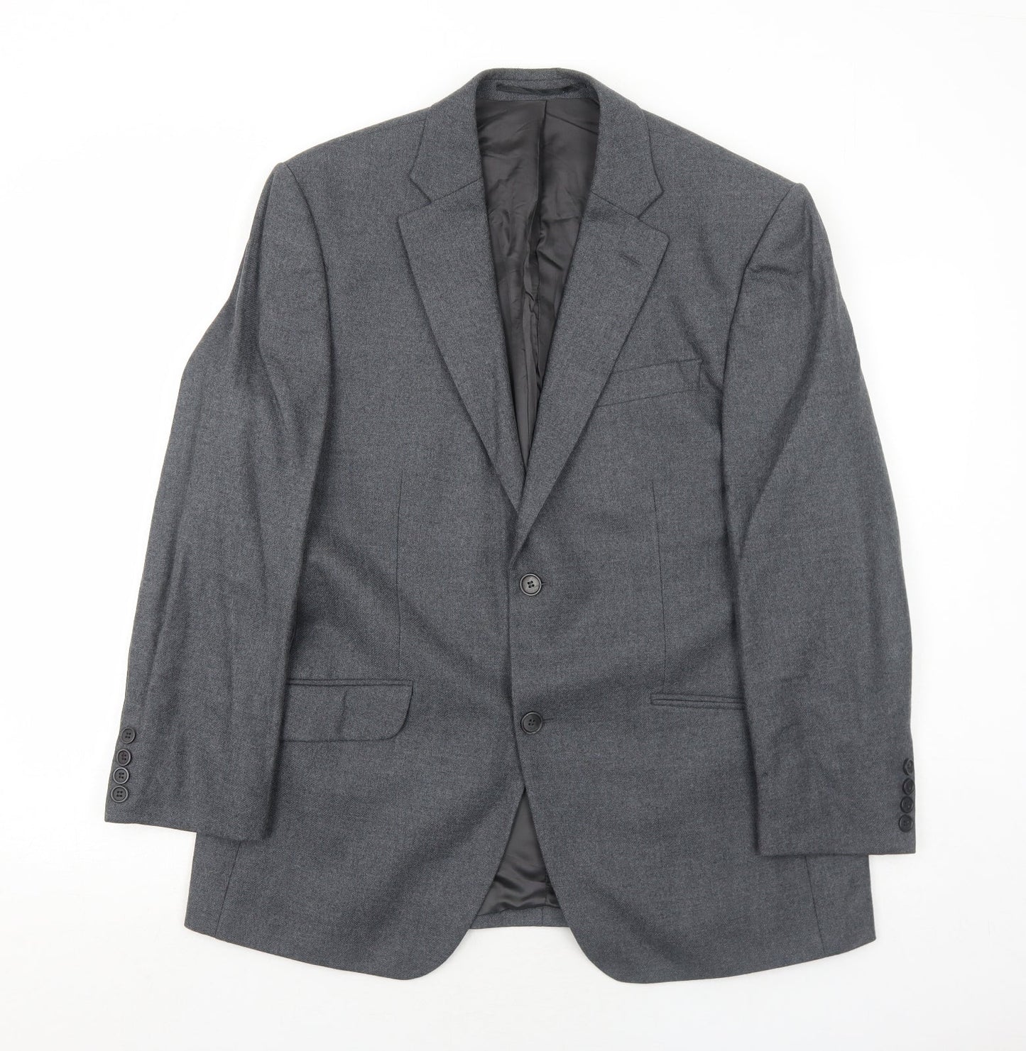 Mens UK Size 40 Hugo James Regular Grey Suit Jacket