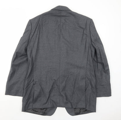 Mens UK Size 40 Hugo James Regular Grey Suit Jacket