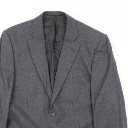 Mens UK Size 40 Hugo James Regular Grey Suit Jacket